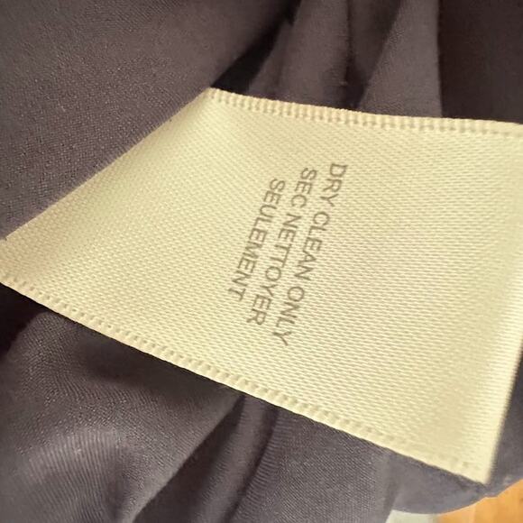 Rebecca Taylor Tweed Sheath Mini Dress Size 8 Blue Wool Blend Fray Fringe Career - Picture 7 of 9